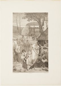 Pastorales Leben der Heiligen Genoveva (rechtes Panel)