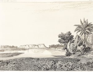 Irak, Ansicht von Babylon, Zeichnung von F. Thomas nach einem Stich von Georges Perrot (1832-1914) und Charles Chipiez (1835-1901), Histoire de l