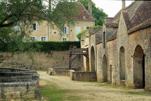 Die Buffon-Eisenwerke in der Stadt Buffon