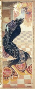 Dame im schwarzen Kleid, ca. 1900 von Georges de Feure