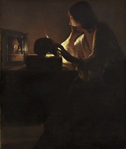 Die reuige Magdalena, 1635-40 von Georges de La Tour