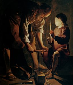 St. Joseph, der Zimmermann von Georges de La Tour
