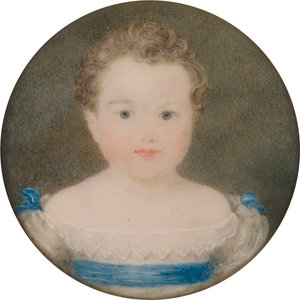 Porträt von Orlando George Charles Bridgeman, später 3. Earl Bradford, als Kind (1819-1898)