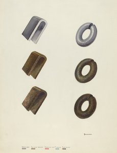 Farbnotizen auf Eisen von Gerald Transpota