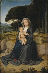 Ruhe auf der Flucht nach Ägypten, ca. 1515 von Gerard David