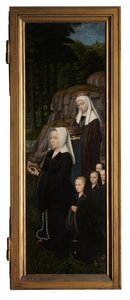 Rechtes Panel der Taufe Christi, ca. 1502-08 von Gerard David