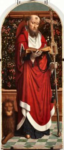 Polyptychon des Heiligen Hieronymus, Tafel aus der Kirche San Gerolamo della Cervara von Gerard David