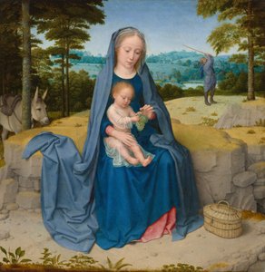 Die Rast auf der Flucht nach Ägypten, ca. 1510 von Gerard David