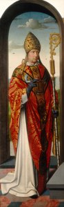 Der Heilige Anna Altar: Heiliger Nikolaus (linkes Panel)