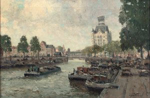 Ein Blick auf das Witte Huis, Rotterdam von Gerard Delfgaauw