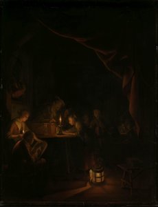 Die Nachtschule von Gerrit Dou