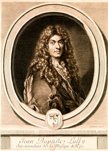 Porträt von Jean-Baptiste Lully von Gerard Edelinck