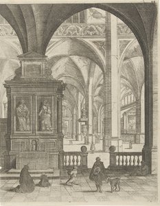Kircheninterieur von Gerard Houckgeest