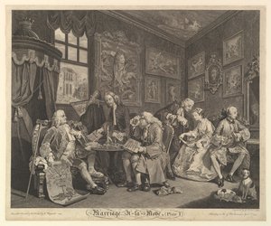 Marriage A-la-Mode, Platte I, 1. April 1745