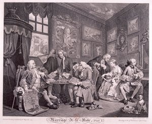 Heirat à la mode, 1745, Platte I