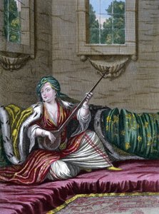 Türkische Dame von Gerard Jean Baptiste Scotin