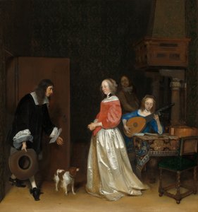 Der Besuch des Verehrers von Gerard Terborch II
