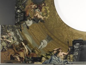 Fünfteilige Deckendekoration für den Großen Saal des Palastes Soestdijk