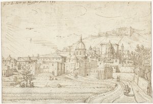 Ansicht von Neapel und Vomero von Gerard ter Borch