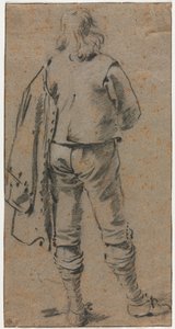 Ein Mann von hinten gesehen von Gerard ter Borch