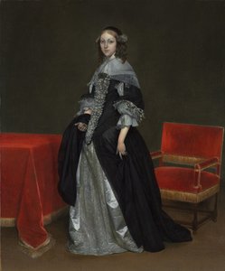 Porträt einer Frau, ca. 1665 von Gerard ter Borch