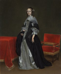 Porträt einer Frau, ca. 1665 von Gerard ter Borch
