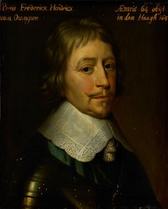 Porträt von Friedrich Heinrich, Prinz von Oranien von Gerard van Honthorst (workshop of)