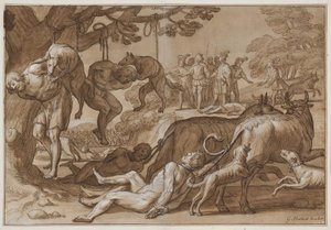 König Jarmeric foltert gefangene Wenden von Gerard van Honthorst