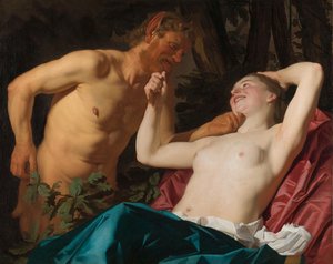Satyr und Nymphe