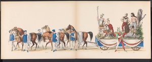 Maskerade der Leidener Studenten, 1870 (Platte 15) von Gerardus Johannes Bos