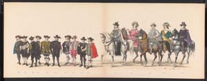 Maskerade der Leidener Studenten, 1875 (Tafel 13) von Gerardus Johannes Bos