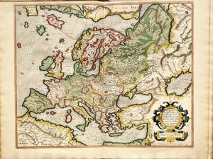 Atlas sive Cosmographicae Meditationes de Fabrica Mundi et Fabricati Fugura Europe: Livonia, Russland
