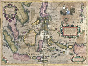 Ostindien mit Borneo und Philippinen von Gerardus Mercator