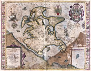 Insel Rügen, Deutschland von Gerardus Mercator