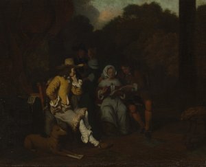 Eine musikalische Gesellschaft, frühe 1650er von Gerbrand van den Eeckhout