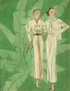Damenmode 1934 / Kleider / Gerd Hartung