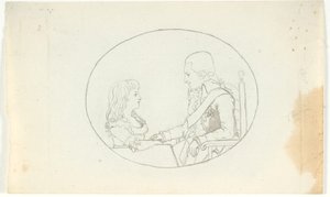 Erbprinz Frederik mit dem Erbprinzen (Chr. VIII)