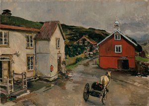 Der Hof in Kongsvoll von Gerhard Munthe