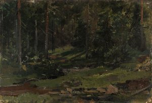 Waldlandschaft von Gerhard Munthe