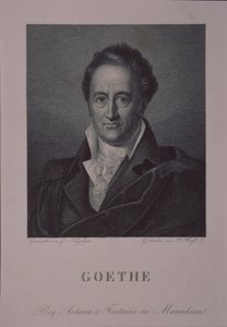 Porträt des Autors Johann Wolfgang von Goethe 1749-1832
