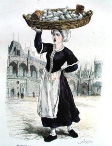 Gemüsehändler im sechzehnten Jahrhundert von Gerlier (after)