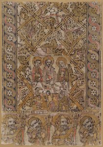 Ein Lesepulttuch mit der Hochzeit zu Kana von German 15th Century