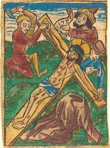 Christus ans Kreuz genagelt von German 15th Century