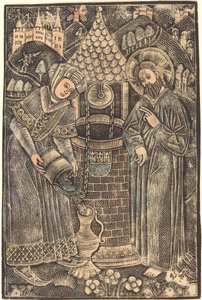 Christus und die Frau von Samaria von German 15th Century