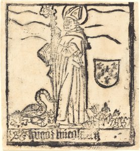Heiliger Hugo von Lincoln (oder Heiliger Hugo von Avalon) von German 15th Century