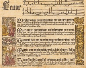 Lied an die Jungfrau von German 15th Century