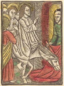 Der Einzug in Jerusalem von German 15th Century