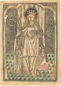 Heilige Ursula als Beschützerin von German 15th Century or Master of the Protective Saints of Cologne