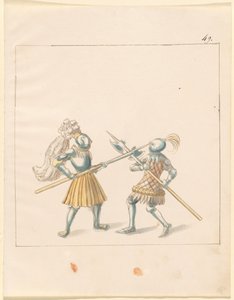 Freydal, Das Buch der Turniere und Turniere von Kaiser Maximilian I.: Kämpfe zu Fuß (Turniere)(Band III): Tafel 146
