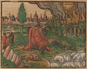 Moses und der brennende Dornbusch